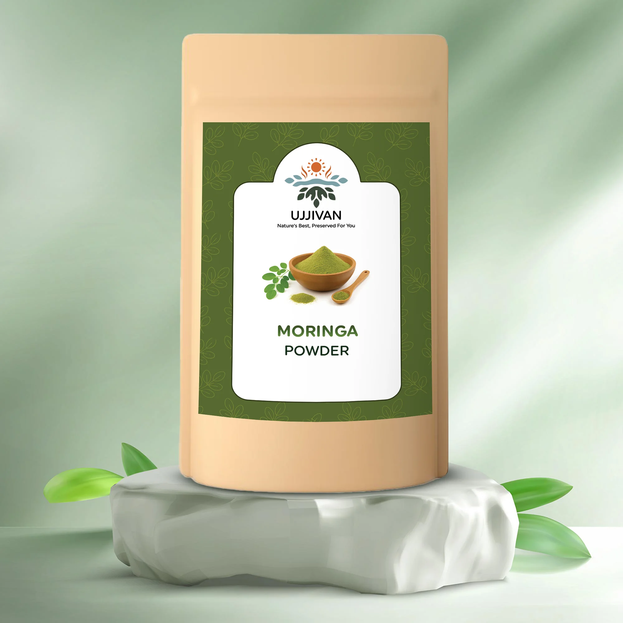 Moringa Powder: Powerhouse . Earthy. Nutrient-rich