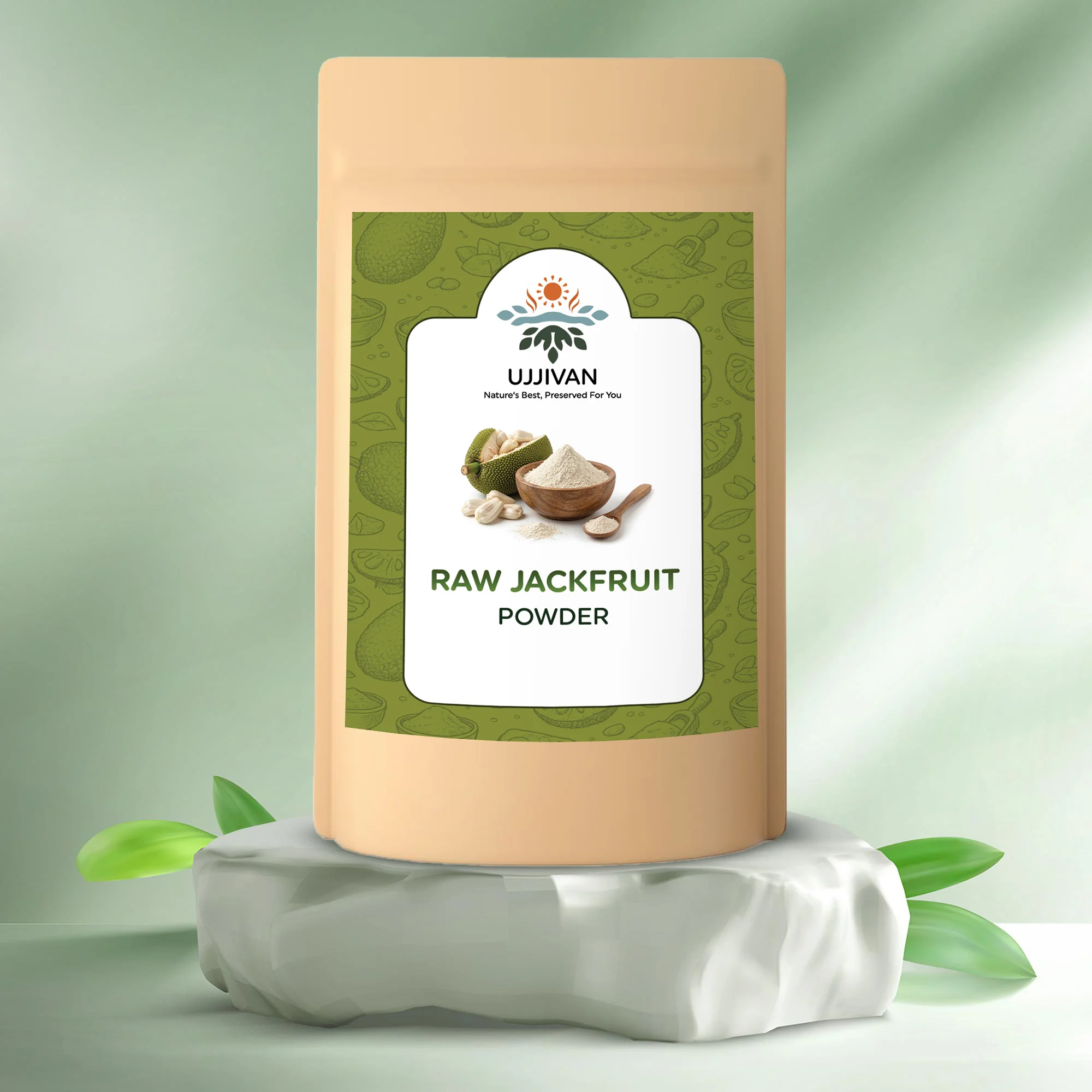 Raw Jackruit Powder: Fibrous . Plant-powered
